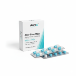 Aurex Aller-Free Max Allergy Relief Capsules (Fexofenadine HCL 180mg) - 24-Hour Non-Drowsy Relief